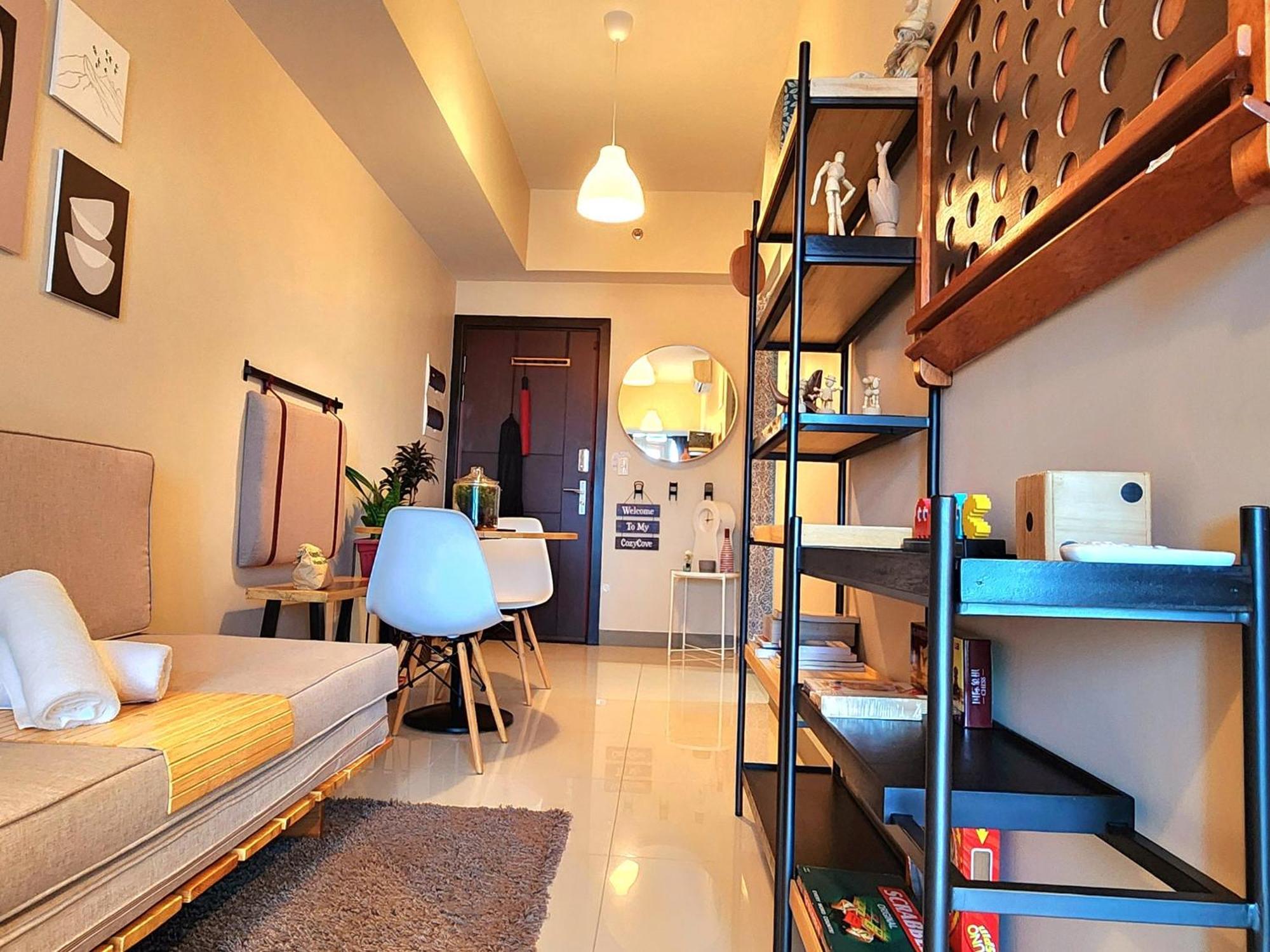 Spacious 7U Homey Unit Steps Away From Uptown Mall And Mitsukoshi Mall Free Parking With Washer Manila Exteriér fotografie